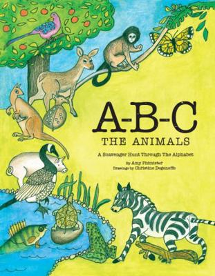 Hardcover A-B-C the Animals Book
