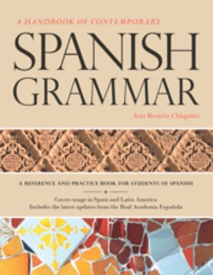 Handbook of Contemporary Spanish Grammar Studen... [Spanish] 1617671061 Book Cover