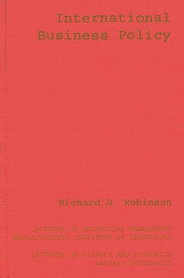 International Business Policy 031323356X Book Cover