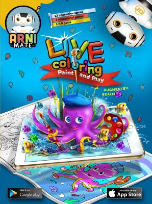 Paperback Live Coloring Paint and Play : Paint and Play Book