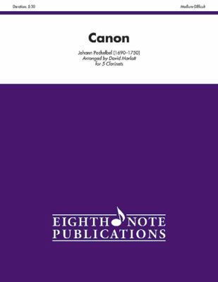 Canon: Score & Parts 1554734819 Book Cover