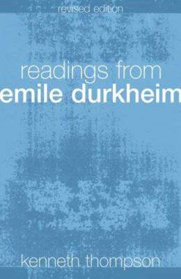 Readings from Emile Durkheim 0415349133 Book Cover