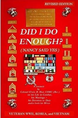 Did I Do Enough? 1105048608 Book Cover