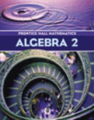 Algebra 2 013062568X Book Cover