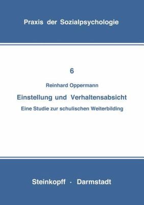 Einstellung Und Verhaltensabsicht: Eine Studie ... [German] 3798504652 Book Cover