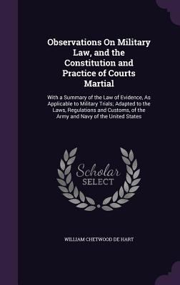 Observations On Military Law, and the Constitut... 1357134010 Book Cover