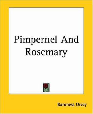 Pimpernel and Rosemary 1419141651 Book Cover