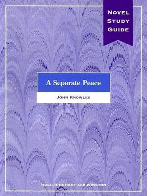 A Study Guide to a Separate Peace 0030234441 Book Cover