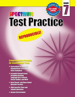 Spectrum Test Practice Grade 7 B0053R3DMW Book Cover