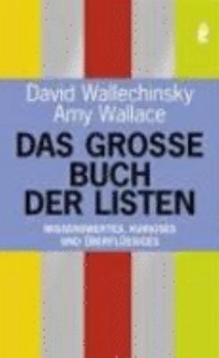 Das große Buch der Listen [German] 3548368913 Book Cover