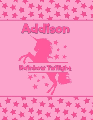 Addison Rainbow Twilight: Personalized Draw & W... 1711894737 Book Cover