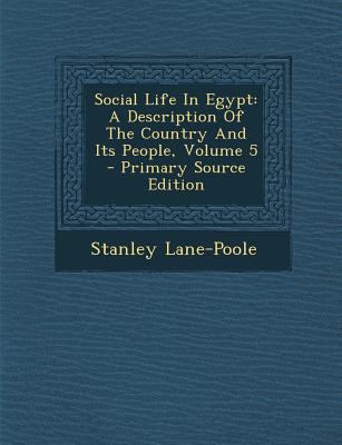 Social Life in Egypt: A Description of the Coun... [Afrikaans] 129304704X Book Cover