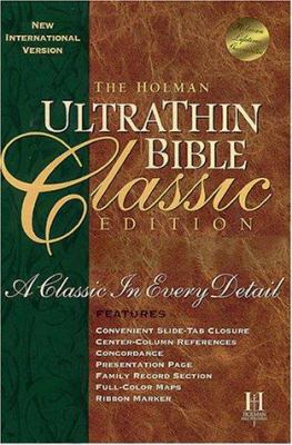 Ultrathin Bible-NIV-Classic 1558197699 Book Cover