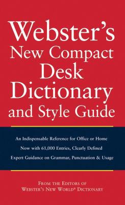 Webster's New World Compact Desk Dictionary and... 0764571206 Book Cover