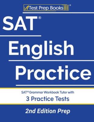 SAT English Practice: SAT Grammar Workbook Tuto... 1628458151 Book Cover