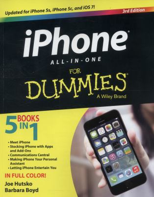 iPhone All-In-One for Dummies 1118723007 Book Cover