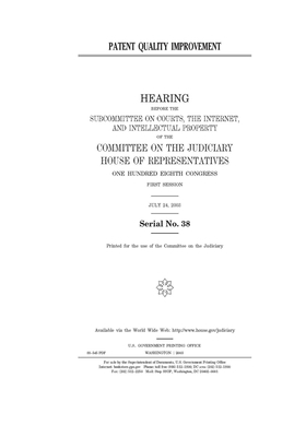 Patent quality improvement B084Q9WN48 Book Cover