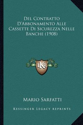 Del Contratto D'Abbonamento Alle Cassette Di Si... [Italian] 1167530977 Book Cover