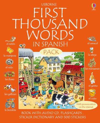 First 1000 Words Pack - Spanish 0746099959 Book Cover