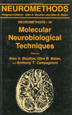 Molecular Neurobiological Techniques 0896031403 Book Cover