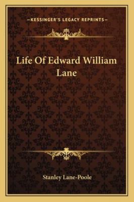 Life Of Edward William Lane 1163258903 Book Cover