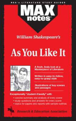 As You Like It (Maxnotes Literature Guides) 0878910034 Book Cover