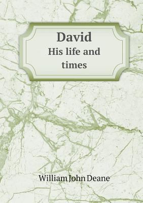 David His Life and Times 5518656076 Book Cover