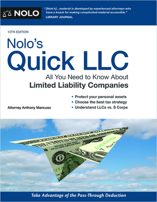 Nolo's Quick LLC: All You Need to Know about Li... 1413330525 Book Cover