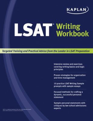 Kaplan LSAT Writing Workbook 1427798427 Book Cover