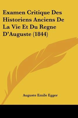 Examen Critique Des Historiens Anciens De La Vi... [French] 1160091463 Book Cover