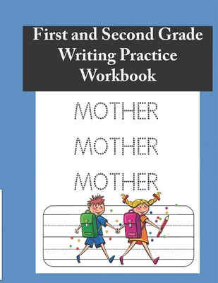 Paperback First and Second Grade Writing Practice Workbook: Practice for Kids Line Tracing Letters and More! (Kids coloring activity books) handwriting ... dotted lines ,Ramadan activity book for kids Book