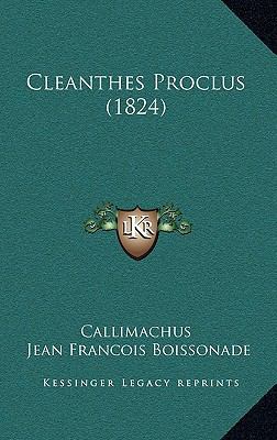 Cleanthes Proclus (1824) [Greek] 1165971836 Book Cover