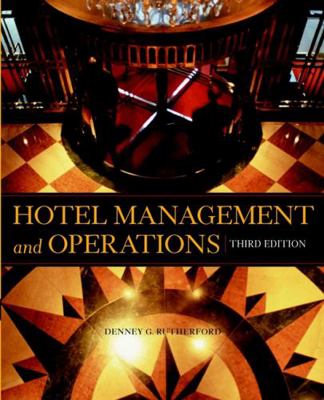 Hotel Management and Operations 0471370525 Book Cover