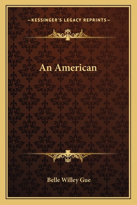 An American 1163607363 Book Cover