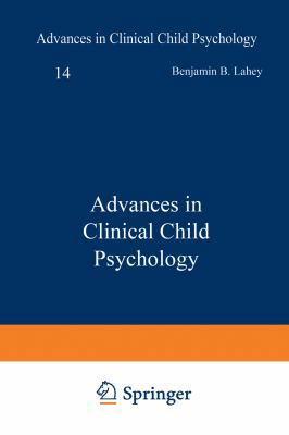 Advances in Clinical Child Psychology 1461398401 Book Cover