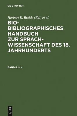 H - I (German Edition) [German] 3484730242 Book Cover