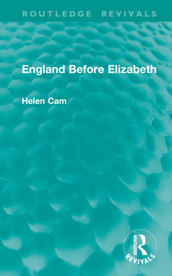 England Before Elizabeth 1041001770 Book Cover