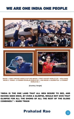 We Are One India One People 9393385769 Book Cover
