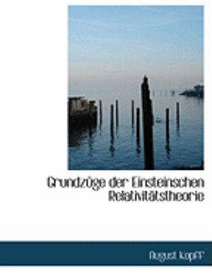 Grundza1/4ge Der Einsteinschen Relativitactsthe... [Large Print] 0554781042 Book Cover