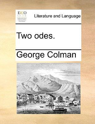 Two Odes. 1170553311 Book Cover