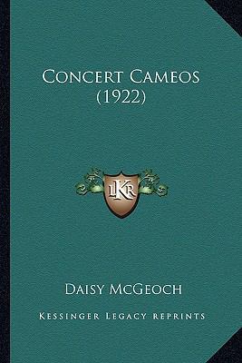 Concert Cameos (1922) 1163881341 Book Cover
