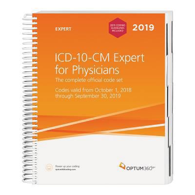 ICD-10-CM Expert for Physicians 2019 1622544285 Book Cover