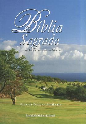 Biblia Sagrada Com Letra Maior-FL [Portuguese] [Large Print] 8531108039 Book Cover