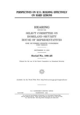 Perspectives on 9/11: building effectively on h... 1670860124 Book Cover