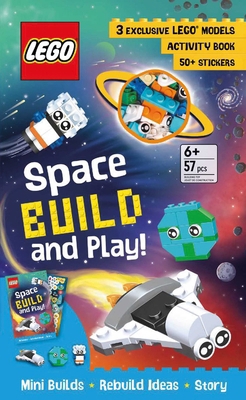Lego Books: Space Build and Play Box 0794454399 Book Cover