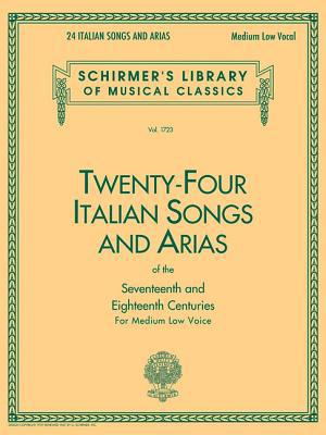 24 Italian Songs & Arias of the 17th & 18th Cen... 0793525543 Book Cover