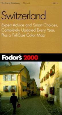 Fodor's Switzerland 2000 [With Folded Map] 0679003452 Book Cover