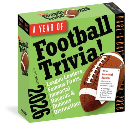 Year of Football Trivia! Page-A-Day(r) Calendar... 1523531142 Book Cover