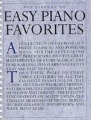 The Library Of Easy Piano Favorites 0711951217 Book Cover