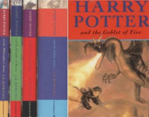 Harry Potter Hardback Box Set: Four Volumes 0747553629 Book Cover